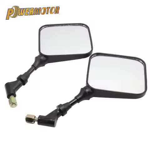Motorcycle Rear View Mirror 2Pcs Side Rear 10mm For Suzuki DR 200 250 DR350 350 DRZ 400 650 DR650 fo