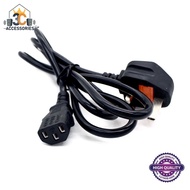 1.5M UK Plug Power Cord 3 Pin C13 AC Power Lead Cable For Desktop PC