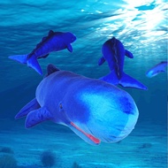Children Plush Toy whale marine doll Baby Kids Stuffed Toy gift big whale