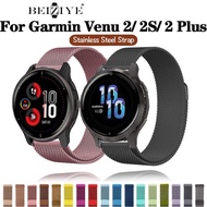 Garmin Venu 2 Plus smart watch Metal Magnetic watch strap Garmin Venu 2s Venu 2 Replacement breathable Stainless Steel watch band