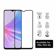 Tempered Glass ITEL P55 5G Full Cover 9H Screen Guard Full Protection