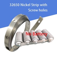 32650 nickel strip with screw holes 32650 nickel plated steel 0.15mm thickness 15mm width for 32650 