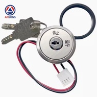 For XIOLIFT SJEC XIZI OTIS Elevator Base Station Lock Power Off Ladder Lock Box key Circular Ansons 