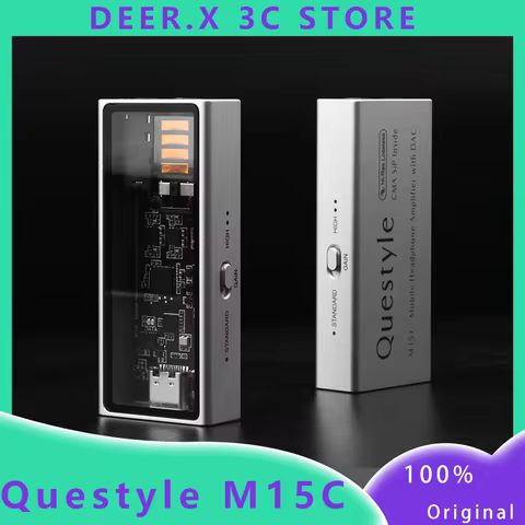 Questyle M15C portable decoding headphone amplifier with DAC customized 3.5mm/4.4mm compatible with 