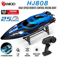 HJ808 Rc Boat High-Speed 25km/H Water Toy Remote Control Speedboat Waterproof Model Competition Boat