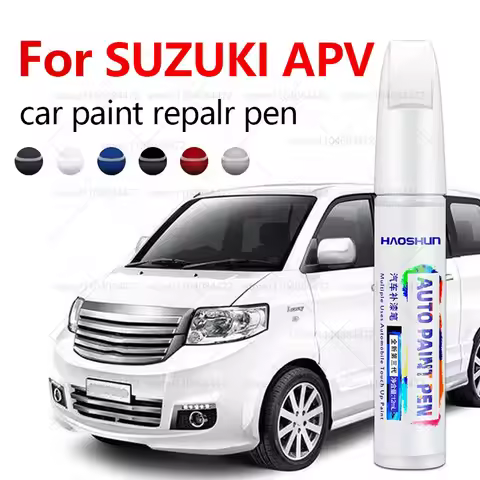 Car Paint Repair Pen For 2004-2025 SUZUKI APV Paint Scratch Repair Accessories Black White ZGB Silve