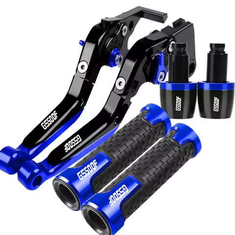 Motorcycle Accessories GS 500F 2004 2004 2005 2006-2009 Brake Clutch Levers Handlebar Hand Grips end