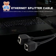 RJ45 Ethernet Splitter Cable 1 to 4 Port Network Extender Adapter, LAN Cable Splitter RJ45 Connector