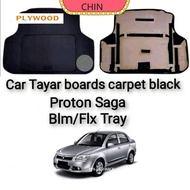 CHIN  Proton Saga Blm/Flx rear tayar board carpet tray ( /waterproof)