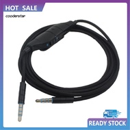 COOD Audio Cable Stable Transmission Anti-interference Braided 35mm Headphone Driver-free Audio AUX Cable for Logitech G633 G635 G933 G935