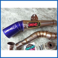 ╮ ➺ ♀ DAENG SAI4 OPEN PIPE WITH SILENCER FOR RAIDER 150 CARB