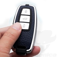 New Zinc alloy Leather Car Key Case Cover For Audi quattro A3 A4 B9 A6 C8 A7 S7 4K A8 D5 S8 Q5 Q7 Q8