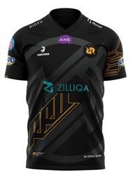 RRQ M4 BLACK HITAM JERSEY KAOS GAMING FREE NAMA