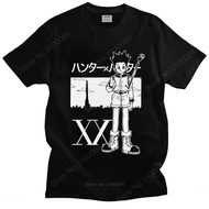 Kawaii Hxh Gon Freecss T-shirt Men O-neck Short Sleeved Manga Anime Tshirt Hunter x Hunter Shirt Sof
