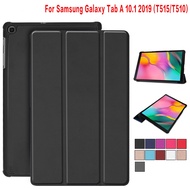 Case for Samsung Galaxy Tab a 10.1 2019 Pencil Case for SM -T510 T515 Slim PU Leather Cover Magnetic Closure CASE