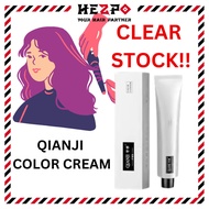 [PAGE 1] 💥READY STOCK🔥QIANJI JAPANESE HAIR FASHION COLOR  DYE CREAM 100ML HALAL COLOR RAMBUT 日本染发膏