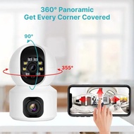 กล้องวงจรปิด CCTV กล้องวงจรปิด360 wifi 2.45G กล้องวงจรปิด wifi 1080p บ้านในและบ้านนอก รีโมทโทรศัพท์มือถือ กล้อง cctv ไร