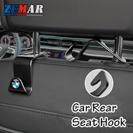 1/2Pcs Car Rear Seat Hook BMW E36 E46 E30 E90 F10 F30 E39 E60 X1 E84 F48 F25 X3 E83 X5 F15 Car Organizers Seat Rear Hooks Car Accessories