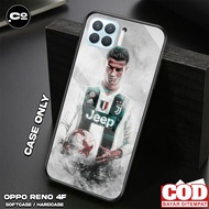 Case OPPO RENO 4F - Casing OPPO RENO 4F [CR7] Silicone OPPO RENO 4F - Casing Hp - Casing Hp - Case Hp - Latest Case - Case - Softcase - Softcase Glass Kaca