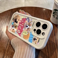 OPPO Reno 5 5G Shockproof Cartoon Puppy Case Realme C11 F19/A74 4G Realme C15 Realme C20 Realme C21Y
