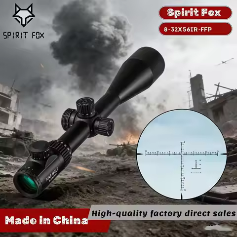 FireWolf 8-32x56E Cross Digital Cross HUD Red and Green Optical HD Shockproof Telescope