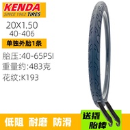 Kenda Jiantai จักรยาน20นิ้ว406ยางนอก20x1.25 1.35 1.5 1.75 1.95 2.125