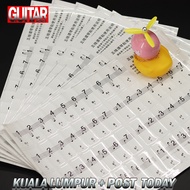 Piano Sticker Keyboard Piano Sticker Transparent 49 61 Key Electronic Keyboard 88 Key Piano Stave