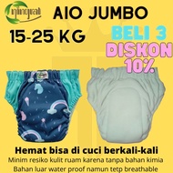 AIO JUMBO Clodi ningrat baby clothPopok pampers newborn diapers newborn diapers clodi pants clody pa