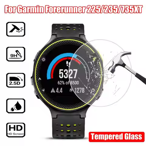Classic HD 9H Screen Protectors Tempered Glass For Garmin Forerunner 235 225 735XT Protective Film