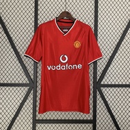 British version Umbro Retro Jersey 98-99 Red Devils Home And Away Football Uniform 00-02-05 Manchest