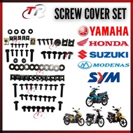 BODY COVER SET SCREW SKRU SKREW WASHER WASER CLIP COVERSET Y125ZR Y125Z WAVE125 WAVE100R EBONUS EGO 