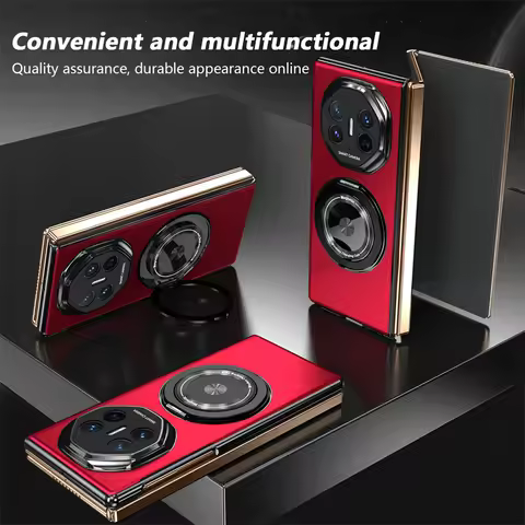 For Huawei Mate XT Case Magnetic Lens Stand Skin Friendly Matte Soft Silicon ShockProof For Huawei M