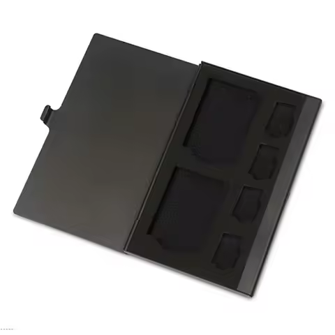 6 in 1 Portable Memory Card Case 2SD+ 4TF Micro SD Card Storage Case Holder Memory Card Holder Monol
