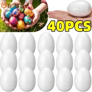 Easter Party Decor Foam Eggs | Premium Lightweight DIY Craft 6x4cm | Smooth Surface for Painting Gli