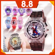 🔥SHIP in 24Hrs🔥Cartoon LED Kids Watch | Glow Light Analog | Boys & Girls Kartun Lelaki Perempuan Glo