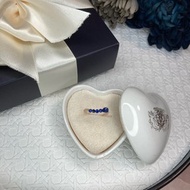 編織戒指 藍線石 切割寶石 閃耀 星塵珠寶 天然石耳環