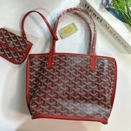 กระเป๋า goryard tote bag mini มีใบลูก hiend 🥳 ขนาดปาก10 นิ้ว ฐาน 8 สูง 8 ใบเล็ก5 นิ้ว