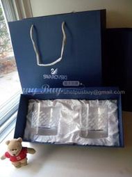 【Sunny Buy 生活館】&lt;現貨&gt; 施華洛世奇水晶 Swarovski 天鵝logo 對杯 (禮物盒+提袋+購證)