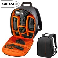 MILANDO Travel Digital DSLR Camera Bag Waterproof Travel Camera Backpack Beg Kamera 相机包 (Type 1)