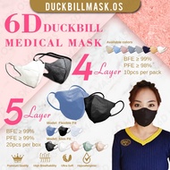 ZeroDegree Mask Duckbill mask 3D Disposable Mask Face Mask Earloop Medical Mask 10pcs Face mask