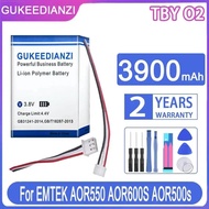 High Capacity Radio Device Battery For Emtek AOR550 AOR600S AOR500s Tby 02 O2 AOR500-S 3900mAh High 