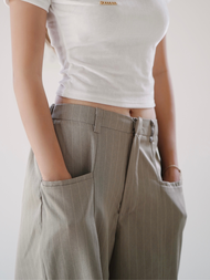 Riccoco Studio | Baggy Pants กางเกงขายาว เอวยางยืด