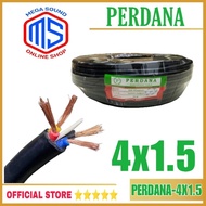 Kabel Audio Speaker 4x1.5 Perdana Kabel Listrik isi 4 Serabut Perdana 50M
