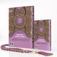 LARGE SIZE A4 Al-QURAN HAFAZAN LATIN WORD Alquran Terjemahan Tajwid Warna Alqosbah