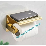Gold Roll TISSUE Holder/GOLD TOILET HP TISSUE Holder