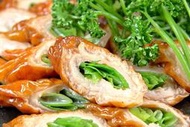 【牛羊豬肉品系列】脆皮肥腸(有包蔥段.5條)/約600g±5%/包~ 輕鬆做料理 ~脆皮肥腸上桌