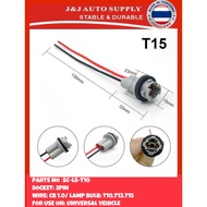 1pcs T10 T5 T15 Bulb Holder Adapters Cable Bulb Connector Socket Wedge Base Light Bulb Plug Extensio