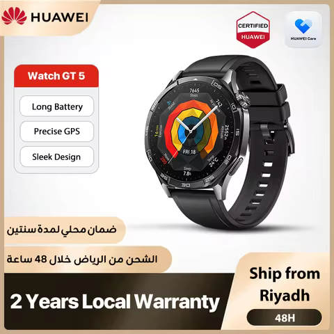 HUAWEI Watch GT 4/GT 5 Series Smartwatch, up to 14 Days Battery Life, Health Tracking, Compatible wi