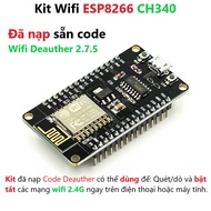 [Đã Nạp Code] Kít RF thu phát wifi ESP8266 NodeMCU Lua V3 CH340 Đế mở rộng Kit Lua