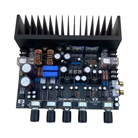 ABDE-TDA7294/3 TDA7293/4 HIFI 2.1 Channel Power Amplifier Board Digital Amplifier Subwoofer BTL Outp